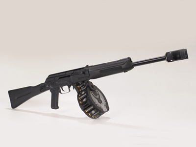 Usťová brzda - kompenzátor - eliminátor zpětného rázu pro Saiga 12, Molot Vepr 12