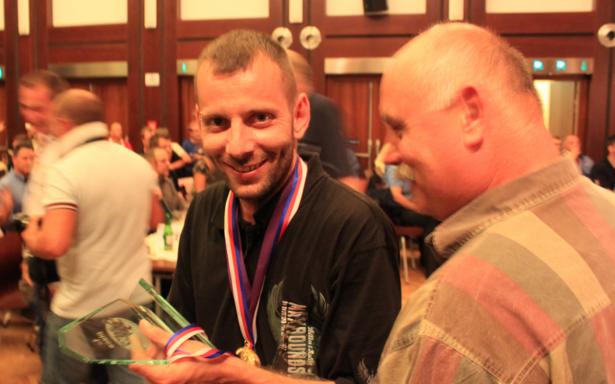 Maxrounds Team leader Miloš Kazda after awarding ceremony