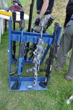 Gun rack of the muzzlebrakes